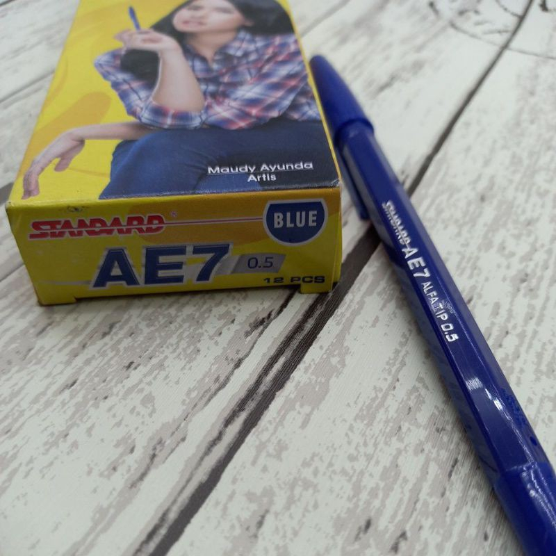 

Biru Bolpen Pulpen Bolpoin Standard Satuan Per 1 pcs