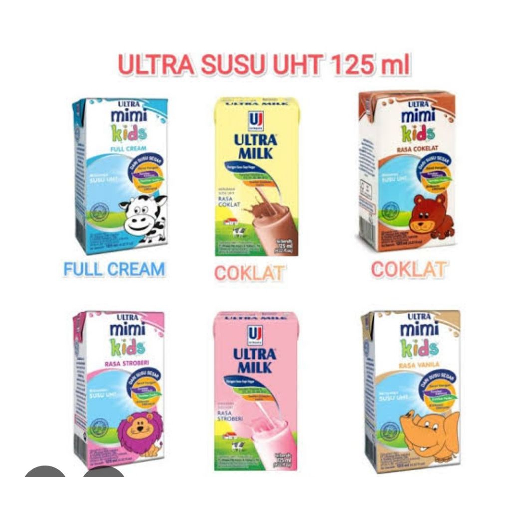 

susu ultra 125 ml