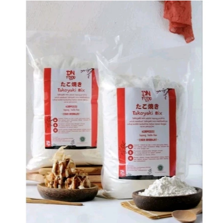 

Tepung Takoyaki Dnfood 2500g HALAL Mui