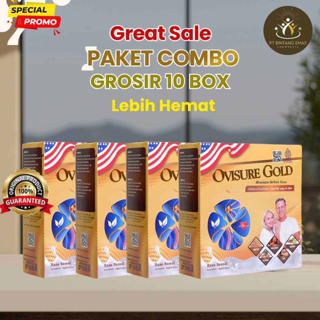 

OVISURE GOLD PAKET GROSIR 10 BOX | 100% Asli Original Resmi PT Bintang Emas Perdagangan Indonesia