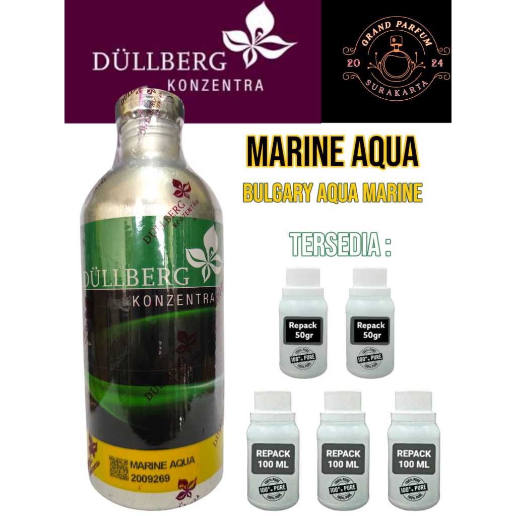 [50 & 100 GRAM] MARINE AQUA {Blgry Akua Mar!ne} By Dullberg Bibit Murni Dari Kemasan Segel Kaleng