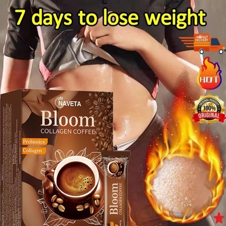 

GFD [ISI 12 SACHET] Bloom Collagen Coffee Instant coffee Orinal 100% Robusta Collagen - Kopi