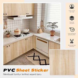 PVC Sheet Sticker / PVC pelapis meja furniture / sticker decosheet / 25cm
