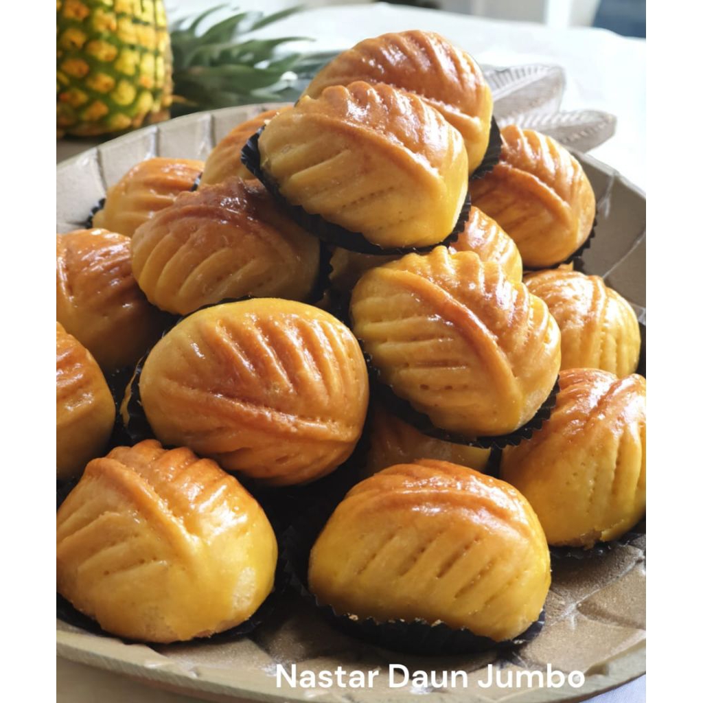 

Nastar Daun Jumbo / Nastar Duren Jumbo / Nastar Daun Klepon Jumbo