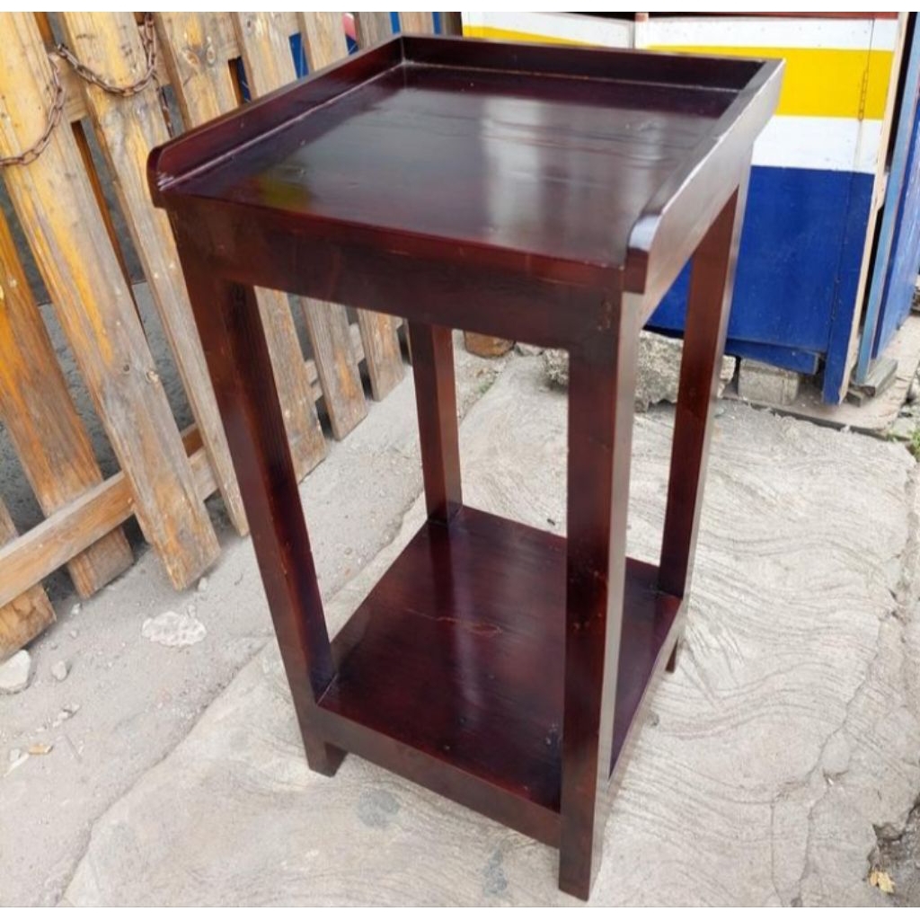 meja dispenser rak buat dispenser meja aquarium rak 2susun ukuran 40x40.tinggi 70