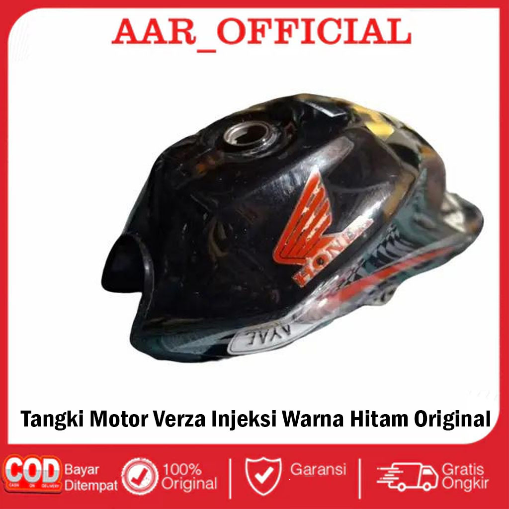 Tangki Motor Verza Injeksi Warna Hitam Original Copotan