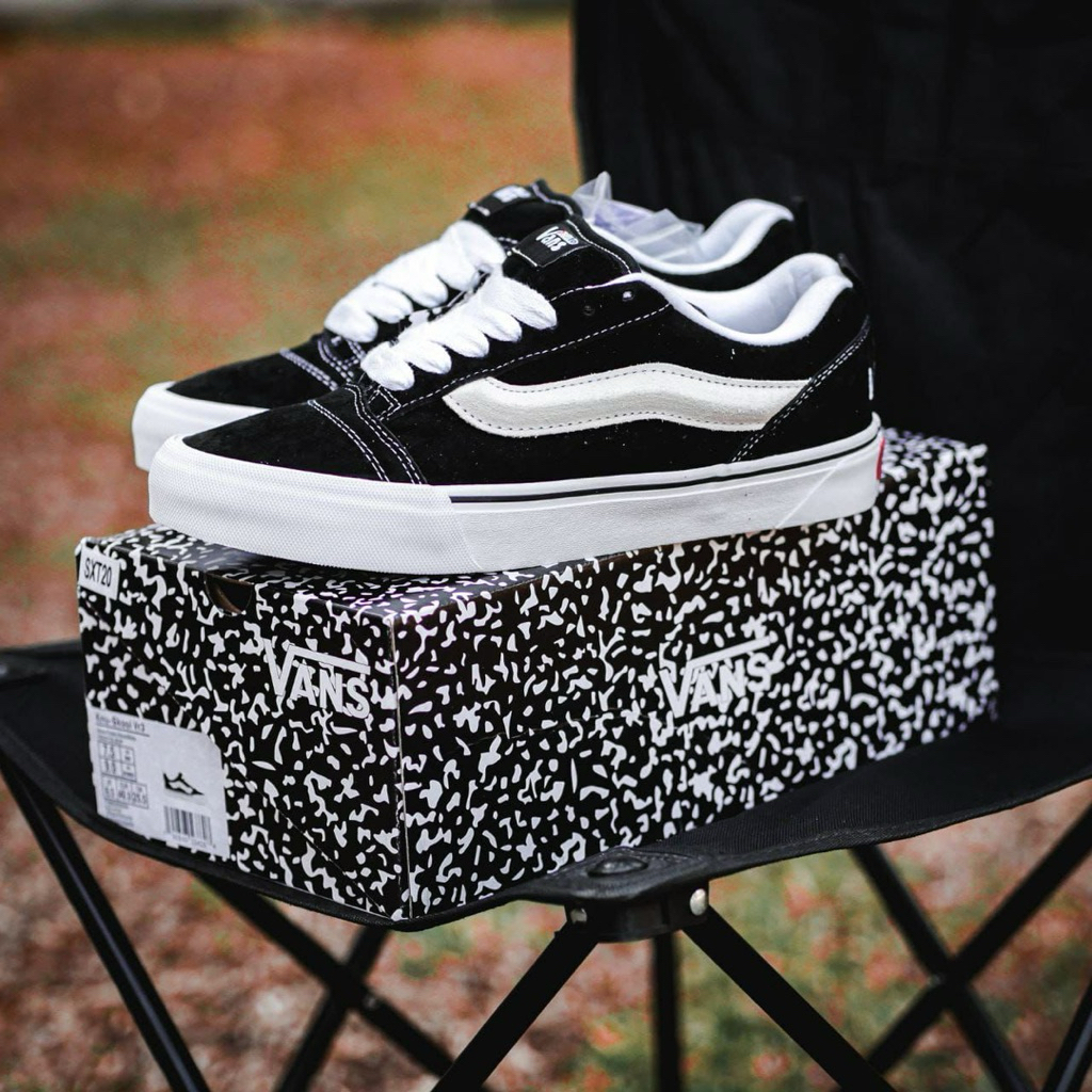 VANS VAULT X IMRAN POTATO KNU SKOOL VR3 LX BLACK WHITE