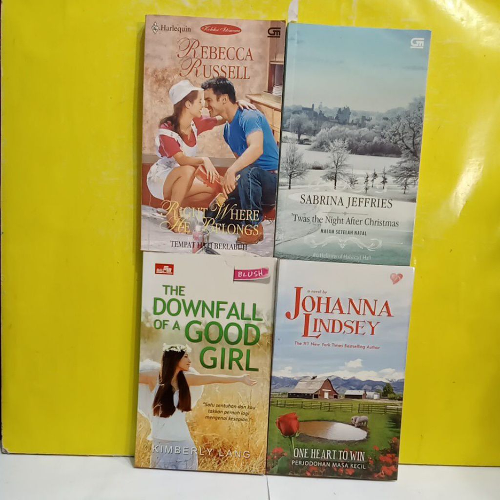 BUKU NOVEL BEKAS ORIGINAL
