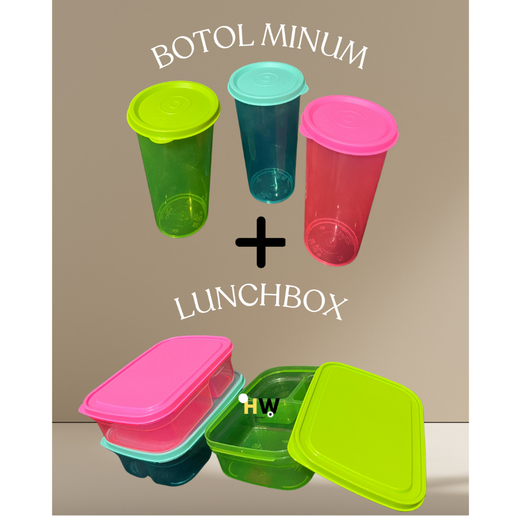 Lunch Box Dan Gelas plastik Gelas minum Gelas mug TEMPAT BEKAL ANAK transparan Gelas Gelas plastik t