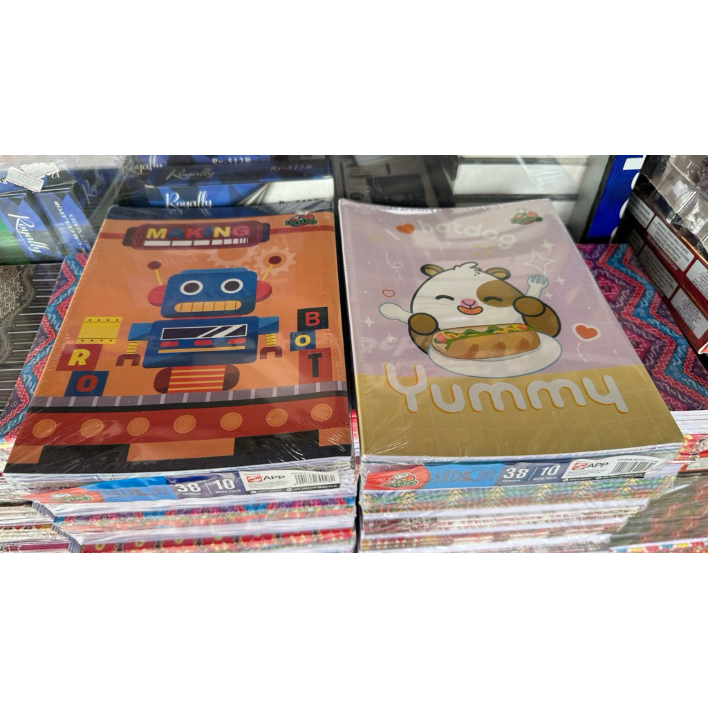 

Buku tulis Merek Dodo isi 38 lembar