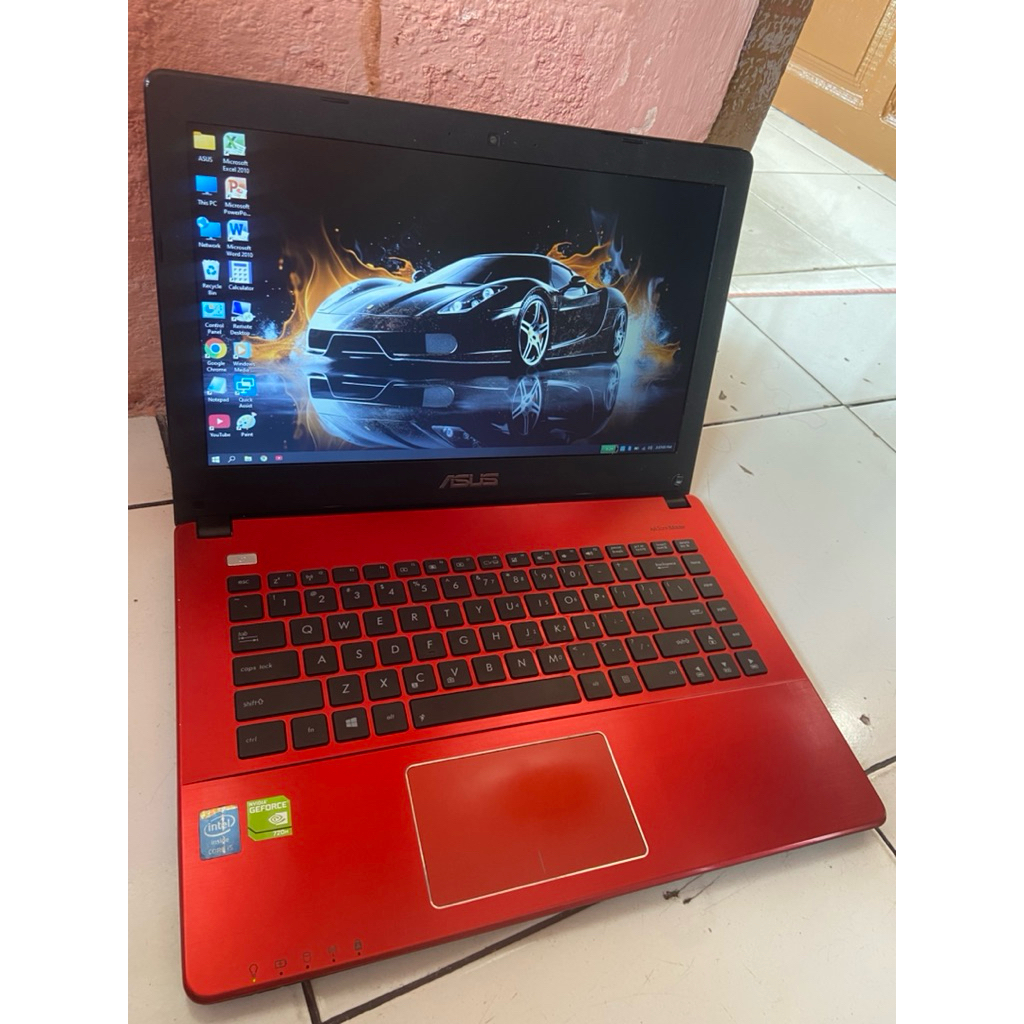 Laptop Asus Mulus A450L, Core i5, Dual VGA Nvidia, RAM 8B,SSD128GB,HDD 500GB