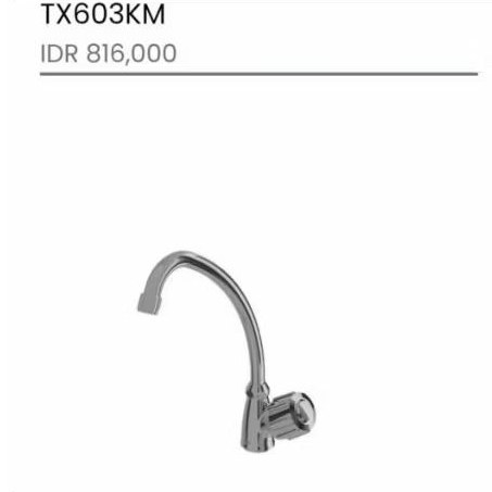 KRAN SINK TOTO TX603KM | KRAN CUCI PIRING TOTO