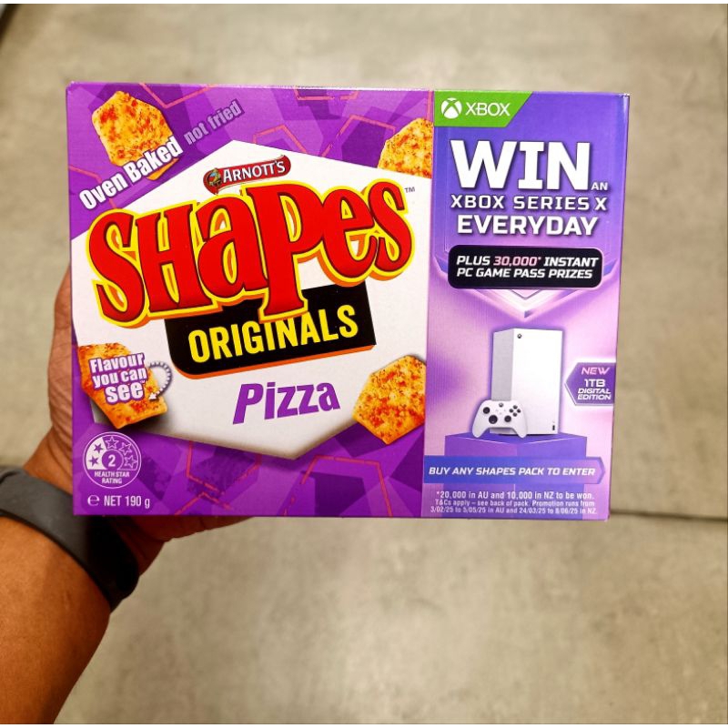 

arnott's shapes original || nacho cheese || import australia