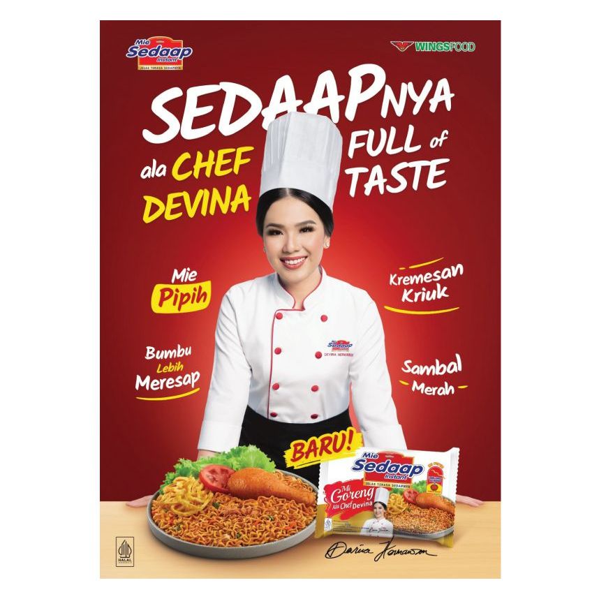 

MI SEDAAP MIE GORENG ALA CHEF DEVINA 91gr