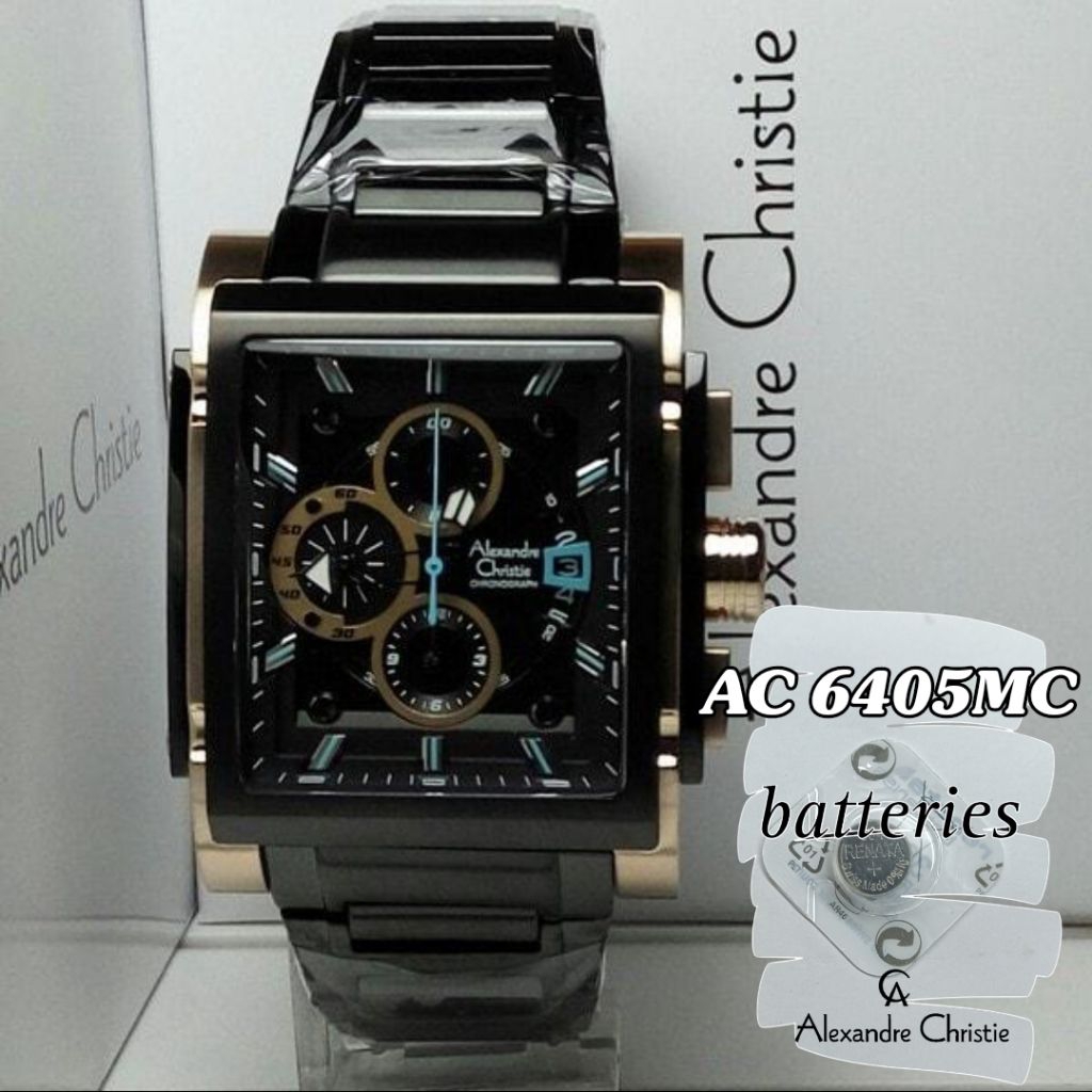 battrai jam tangan alexandre christie 6405mc battrai pengganti battrai original
