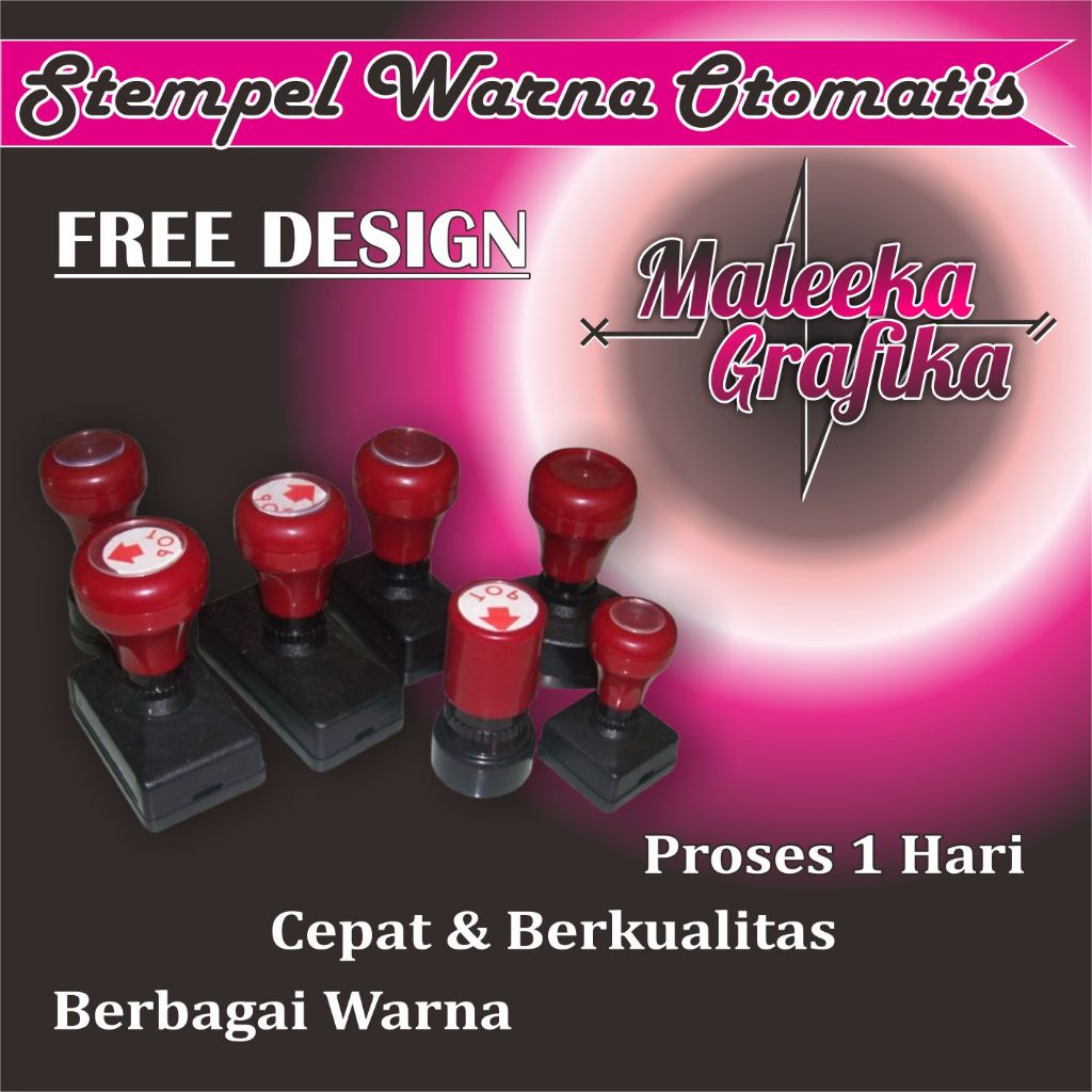 

STEMPEL, STEMPEL LUNAS, CUSTOM, STEMPEL NAMA, OTOMATIS, MURAH
