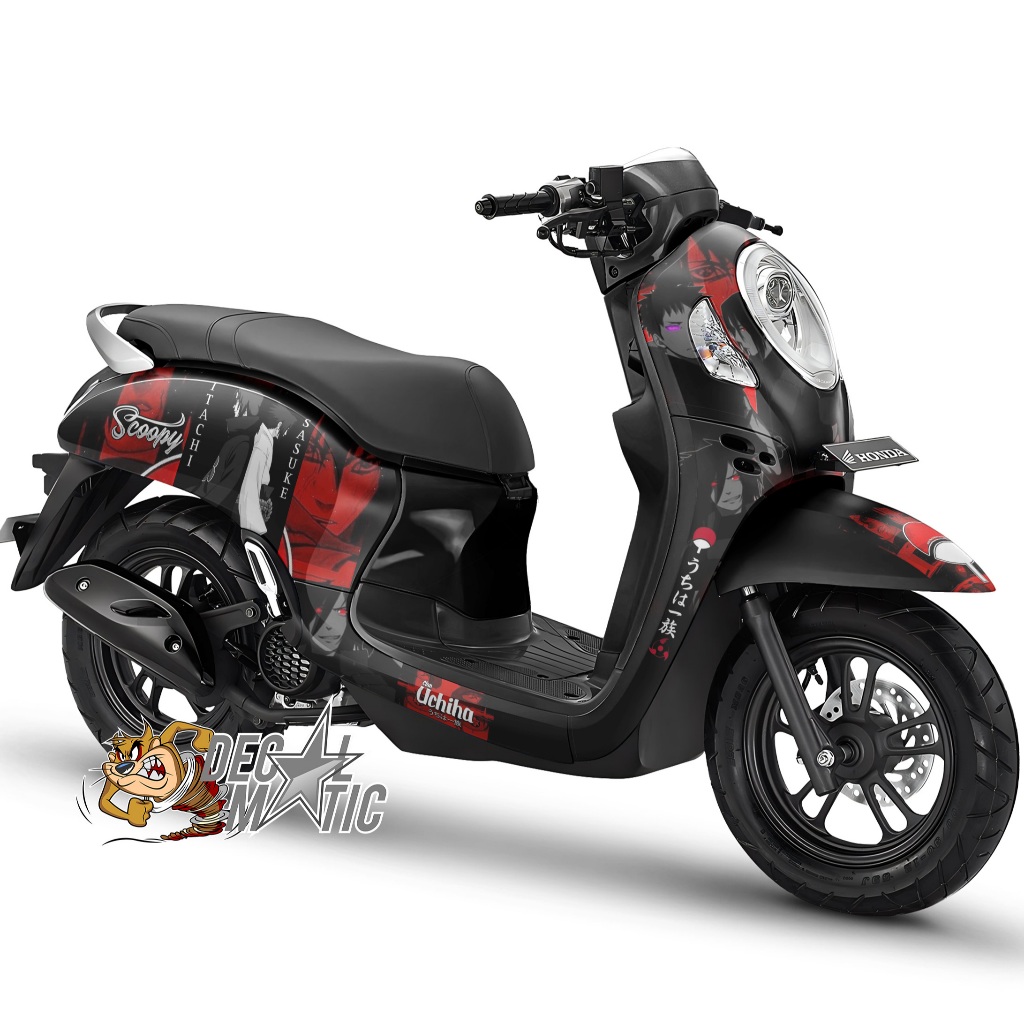 Decal Full Body Scoopy FI Stiker Full body Scoopy FI New ESP / Scoopy prestige Naruto Clan Uchiha
