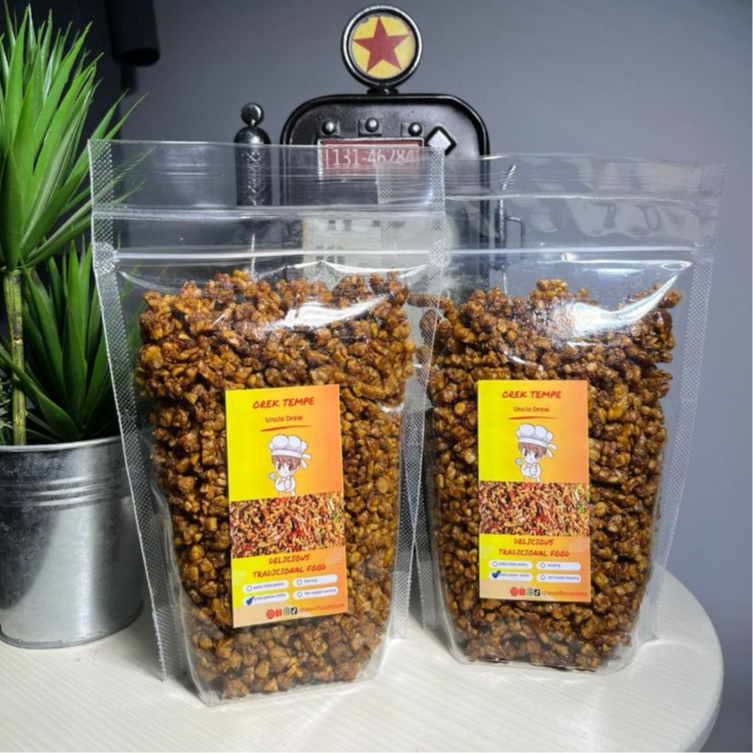 

Tempe Orek Kering Lauk Siap Saji Praktis Uncle Drew 1kg Tanpa pengawet
