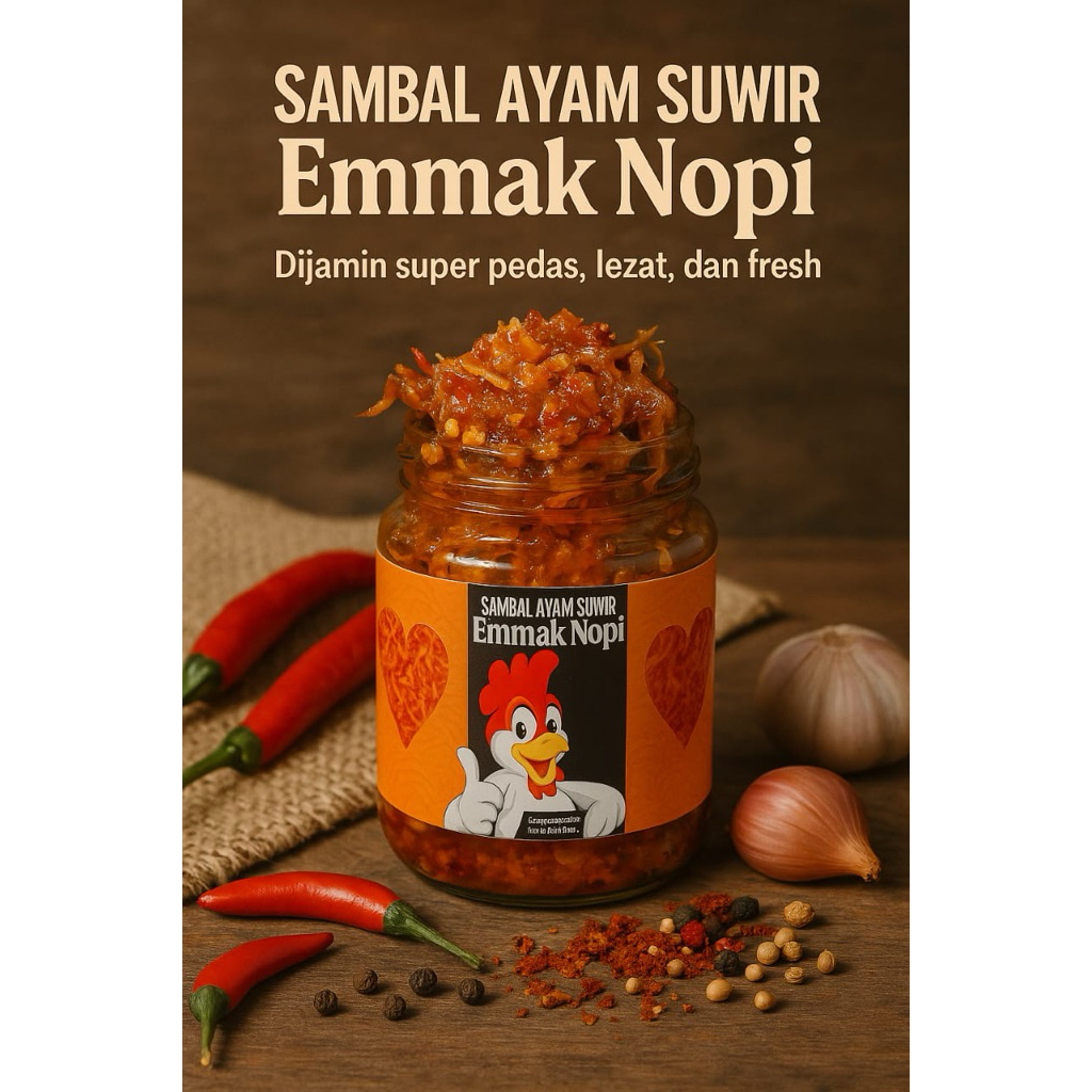 

Sambel Ayam Suwir Bikin nagih