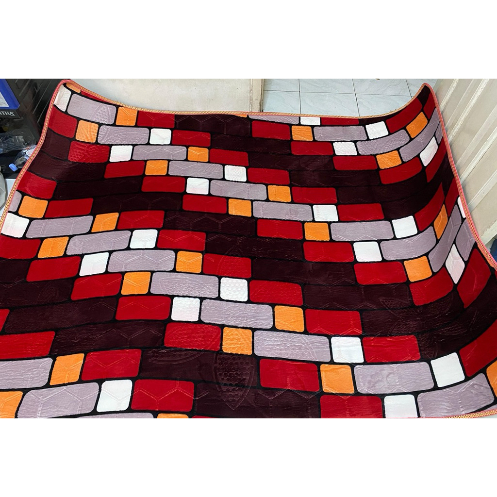 Karpet / Permadani / Ambal Malaysia embos berbahan tebal uk 140x190