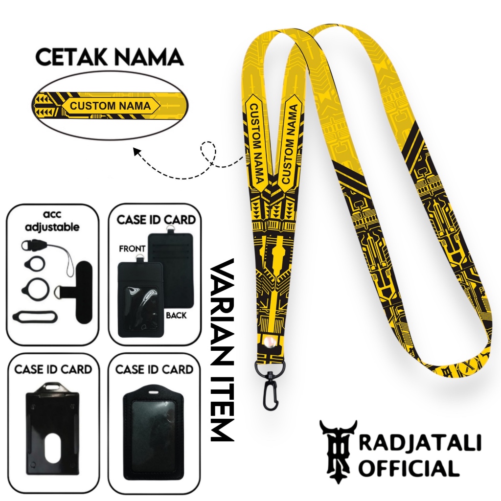 

Lanyard Custom Nama Cyberpunk Series V3 Size 1,5cm Bisa Request Nama Full Printing 2 Sisi Gantungan Card Holder Tali Lanyard Hp Custom