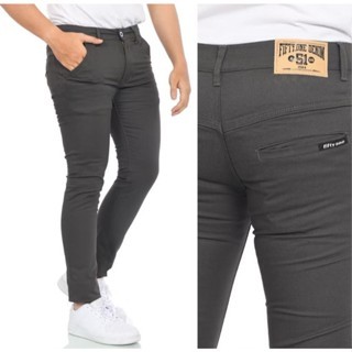 FIFTY ONE DENIM - Celana Chino Slimfit Pria Panjang Terbaru / Celana Formal Pria
