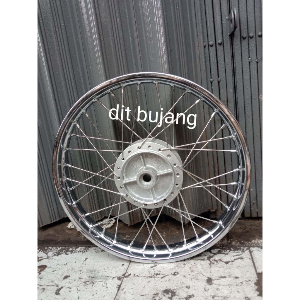 velg/pelek jari-jari belakang motor Honda Supra fit/karisma Kirana/Supra x 125/Revo lawas/Revo absol