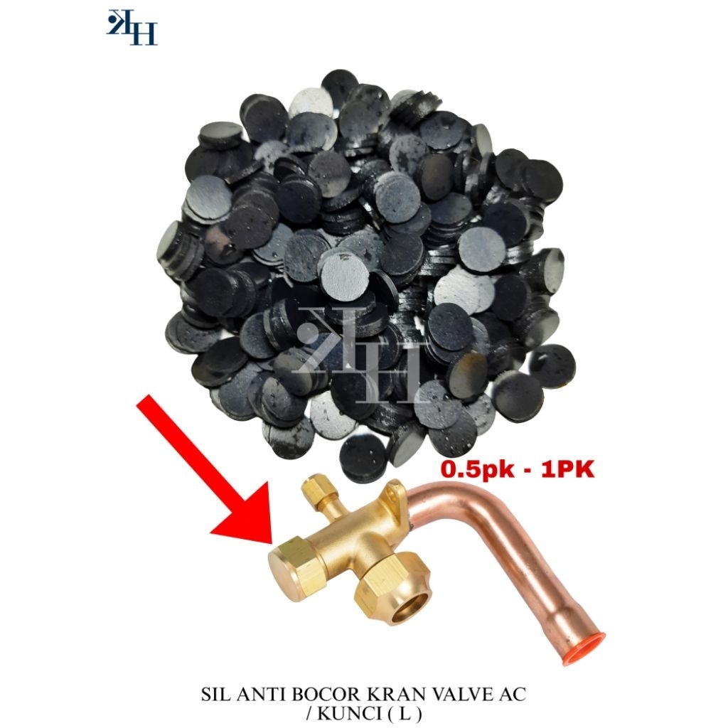 KRAN VALVE AC 0.5PK - 1PK / SIL ANTI BOCOR FREON AC / KRAN AC / TUTUP NAPEL L