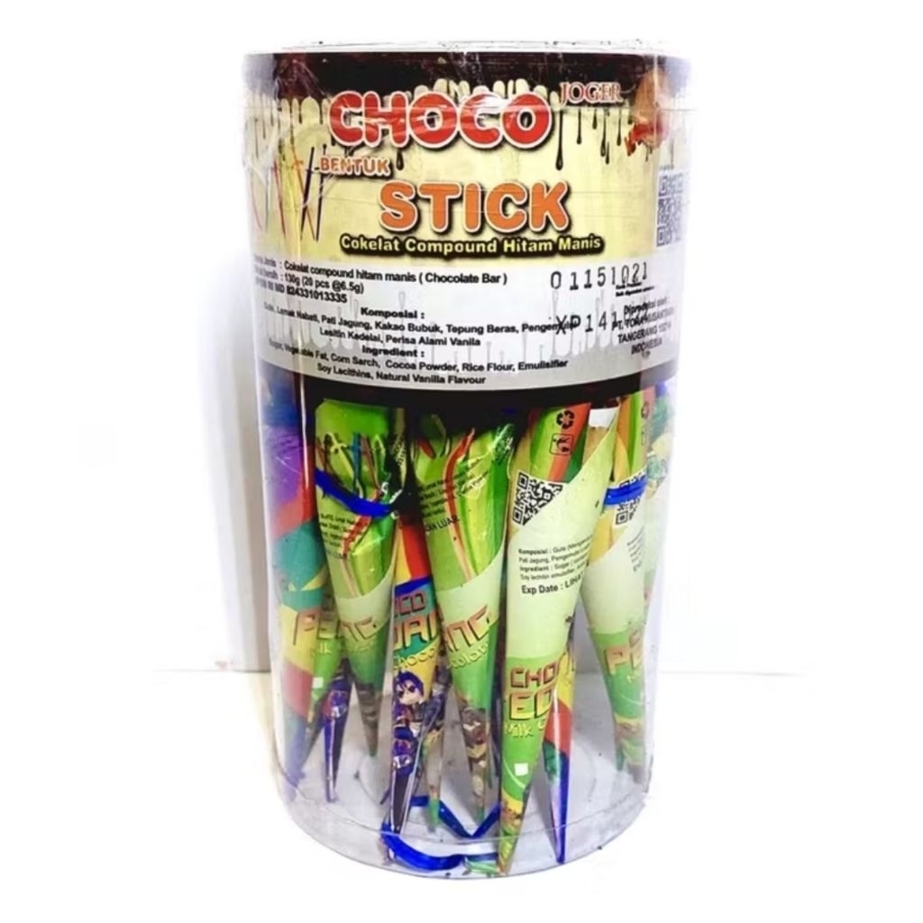 

Joger Choco Stik Bentuk Payung (1 ples isi 24 )
