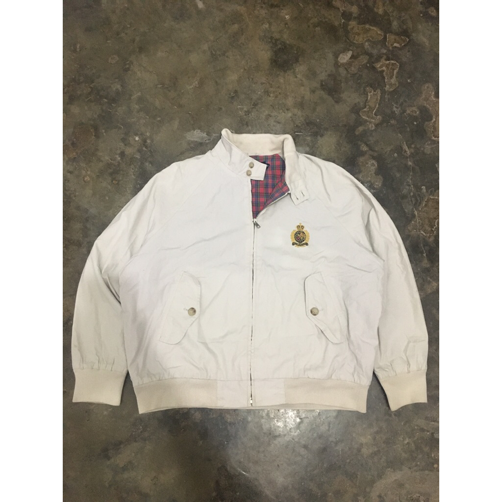 Vintage Polo Ralph Lauren Crest BeigeHarrington Jacket