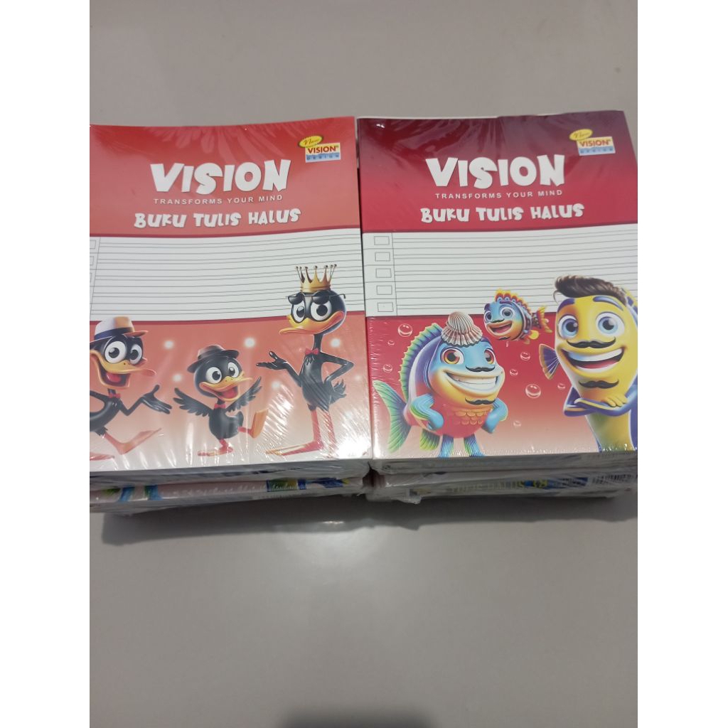 

buku tulis halus Vision 38 lembar 1 pak Buku halus vision 1 pak