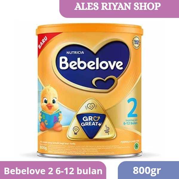 BEBELOVE 2 susu formula 6-12 bulan 800gr