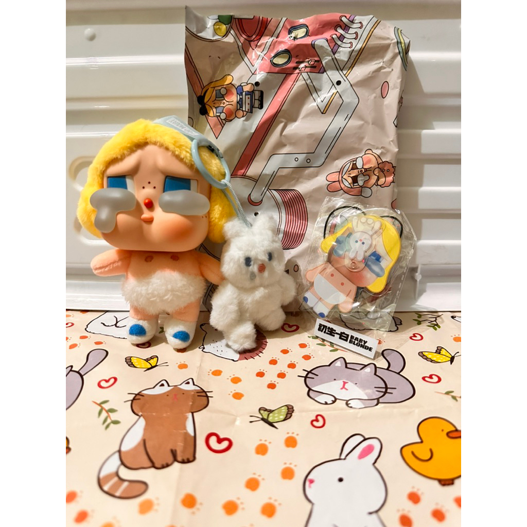 CRYING AGAIN POP MART SECREAT ORIGINAL GANCI BABY BLONDE