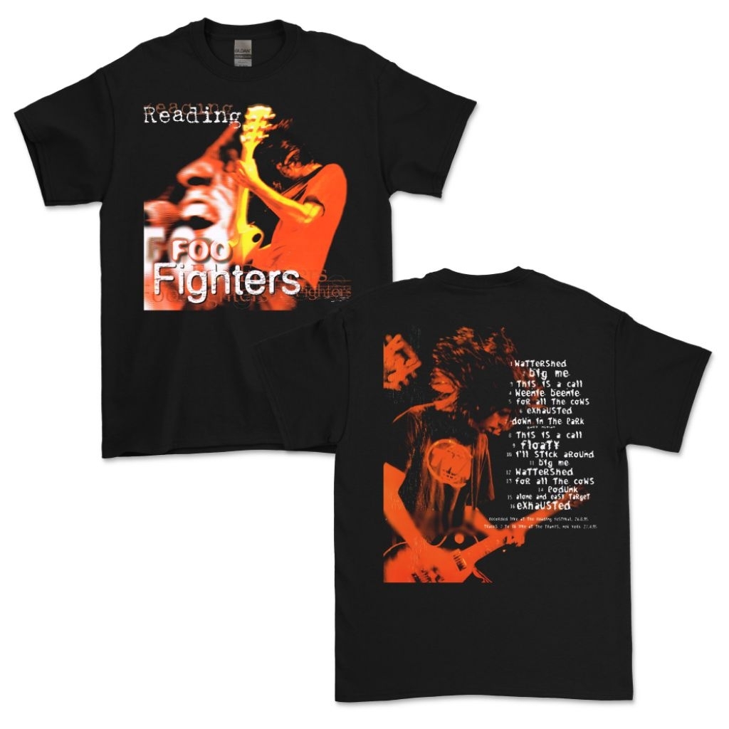 kaos band vintage foo fighters not nirvana