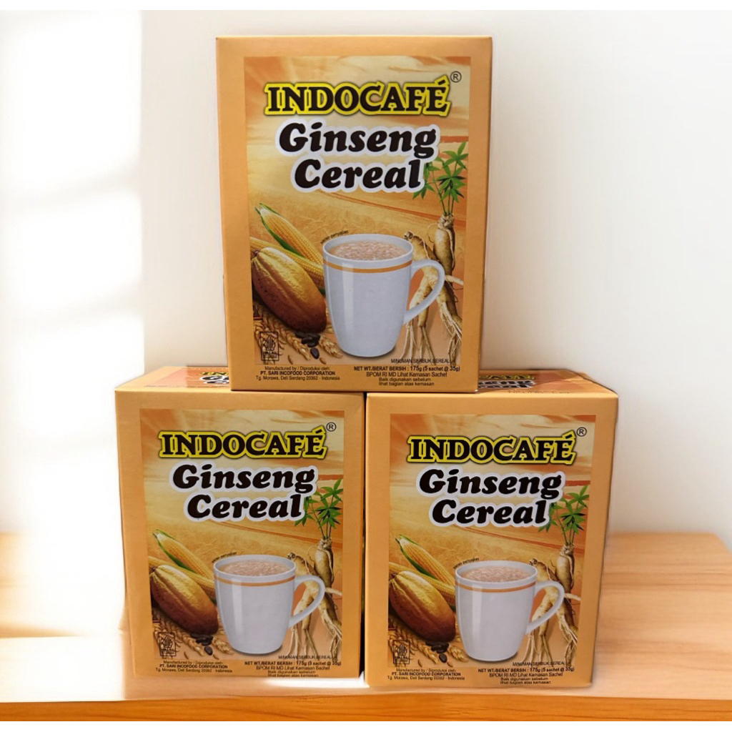 

Indocafe Ginseng Cereal 5 sachet