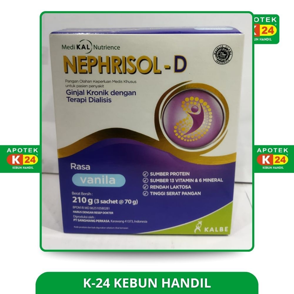 

NEPHRISOL-D RASA VANILA 210 GRAM (3 SACHET @70G)