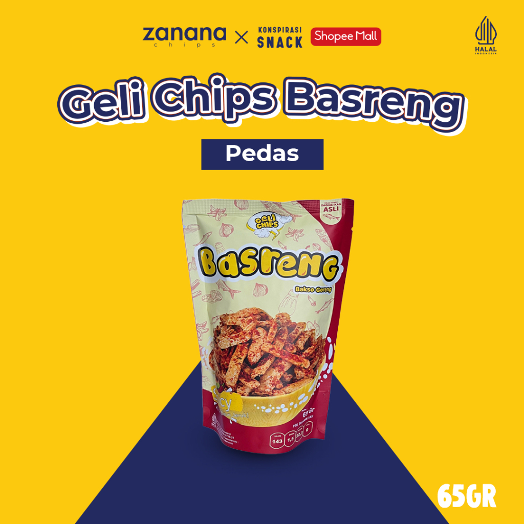 

Geli Chips Basreng Pedas Daun Jeruk | Gurih Dengan Ikan Tenggiri Asli