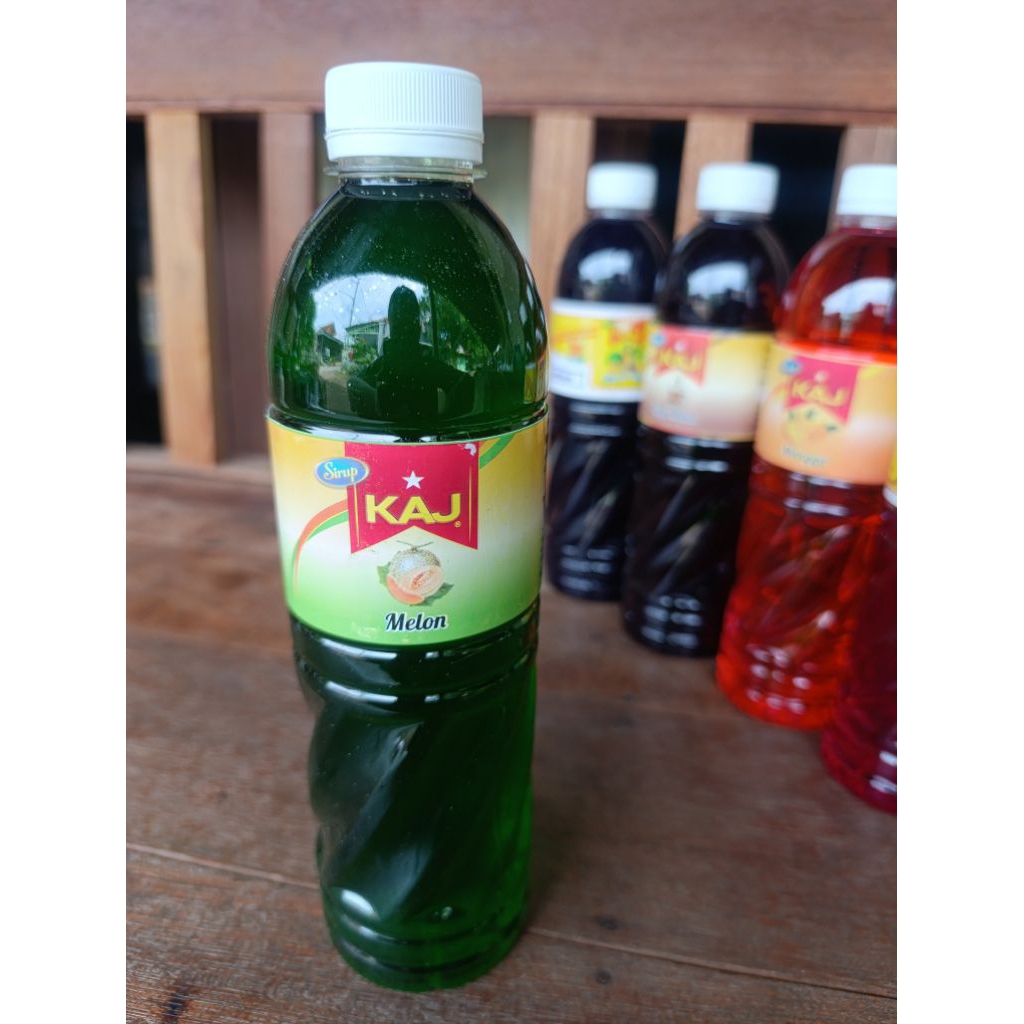 

Syrup sirup manis KAJ asli rasa buah MELON 600ml hijau kental aroma segar manis sehat dari gula asli berkualitas bagus murah