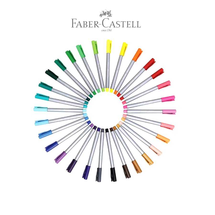

Veiso_Faber Castell Fineliner / Drawing Pen Marker / Fine Liner / Pen Warna Satuan