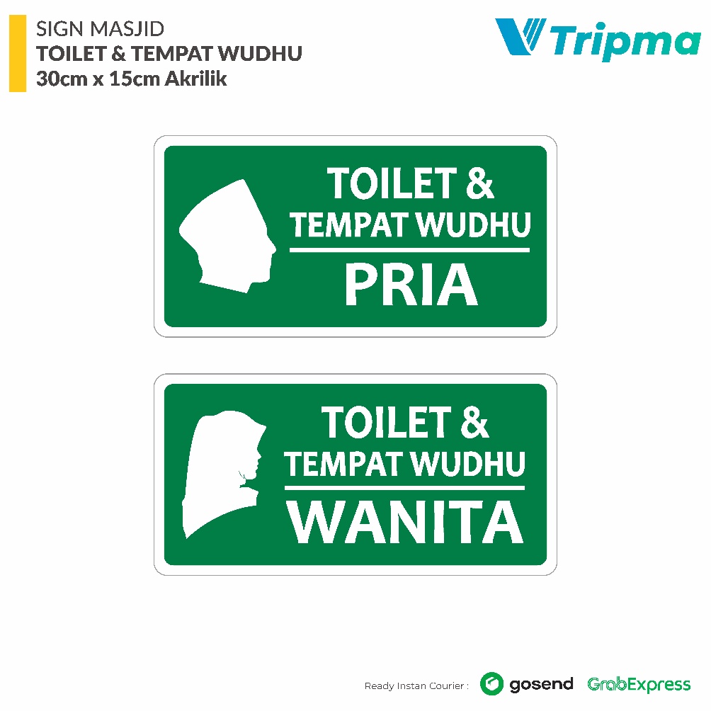 

KODE X15E Sign Toilet Tempat Wudhu 3cm x 15cm Akrilik