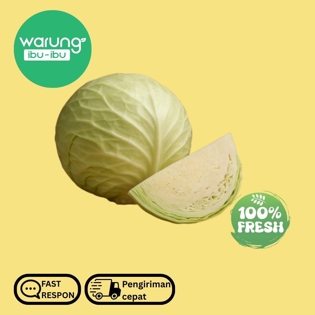 

Kol Putih (Kubis) Fresh Segar