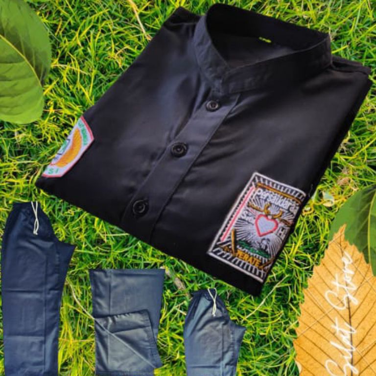 KODE Q2N Sakral Siswa PSHT  Seragam PSHT Siswa  Baju Celana Pencak Silat PSHT Siswa Kancing