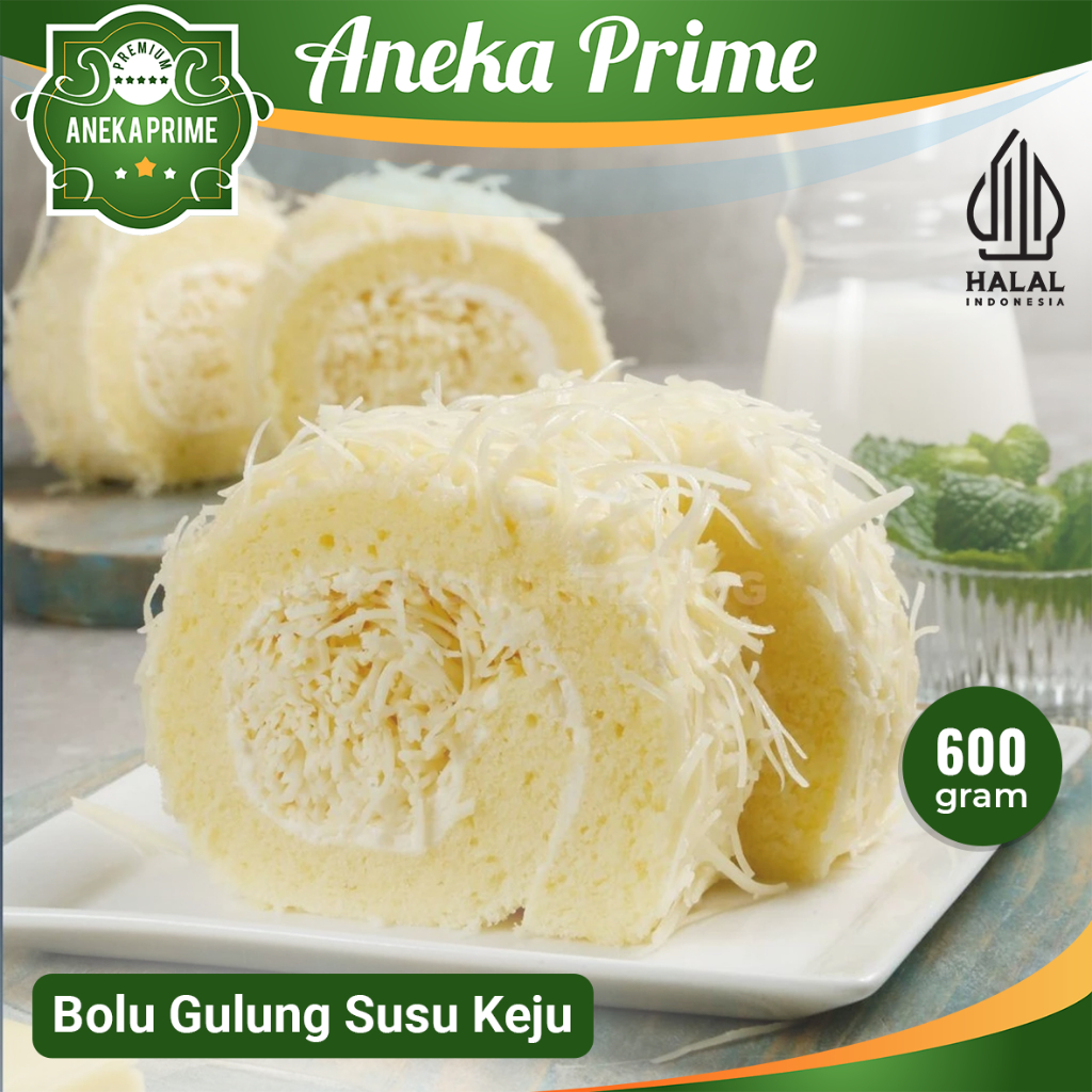 

Bolu Gulung Susu Keju - Reguler Pack (550gr)