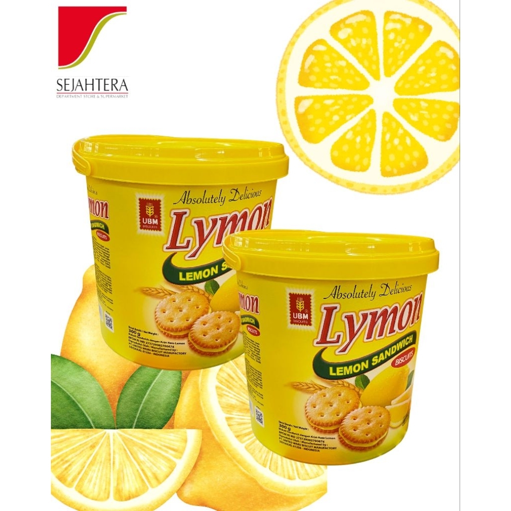 

UBM Lymon,lemon sandwich biscuit 300gr