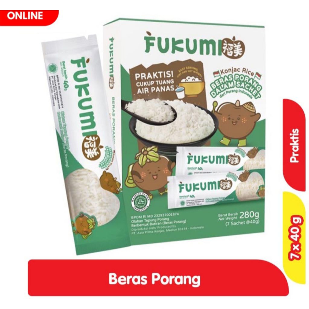

FUKUMI BERAS PORANG 280 GR