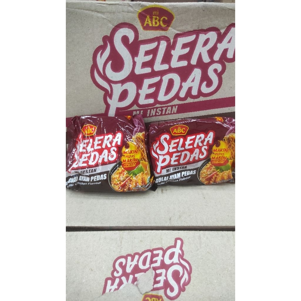 

ABC MIE REBUS SELERA PEDAS GULAI AYAM 70 Gram ( 1 Dus @ 40)