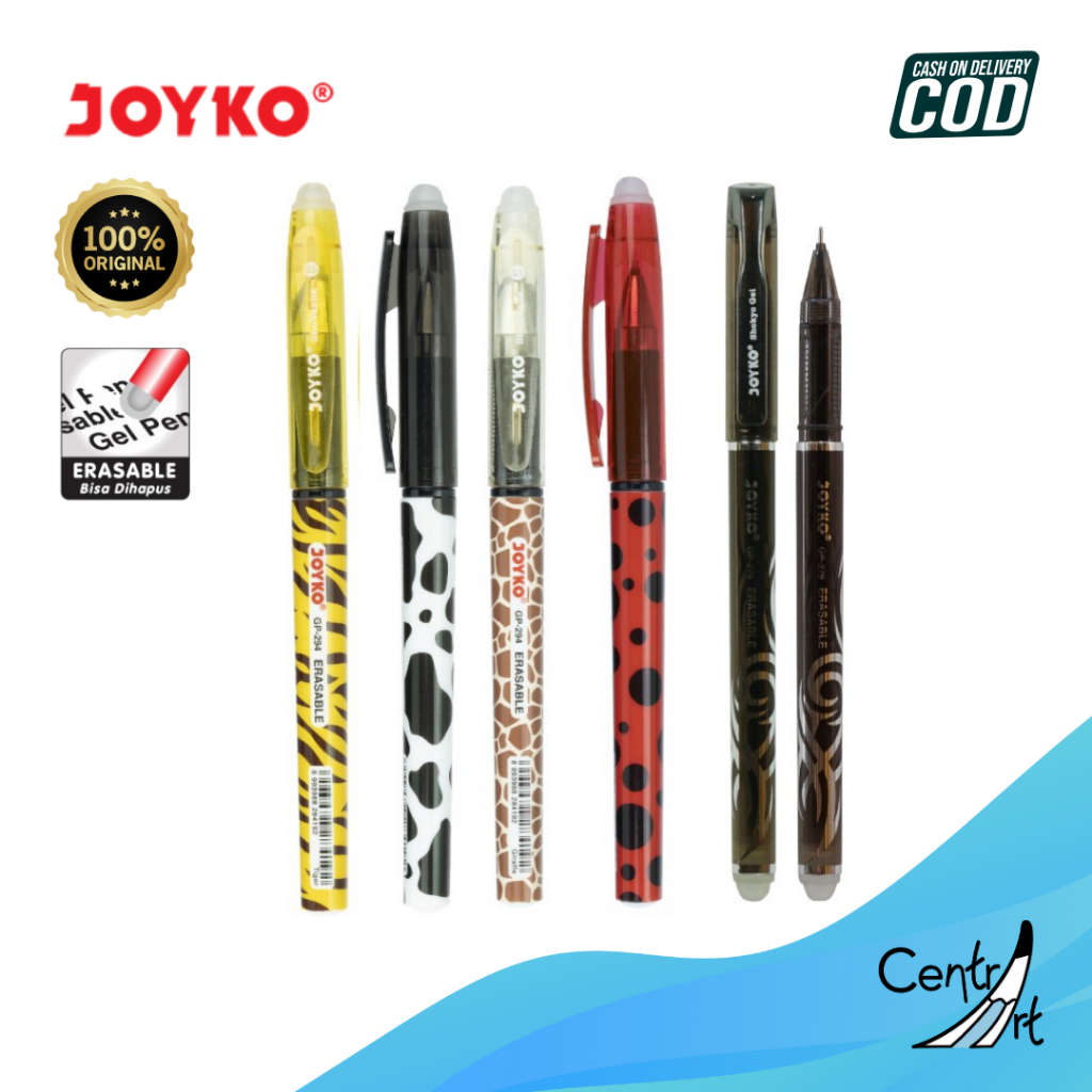 

Joyko Erasable Pen bulpen bisa hapus pen hitam bisa dihapus