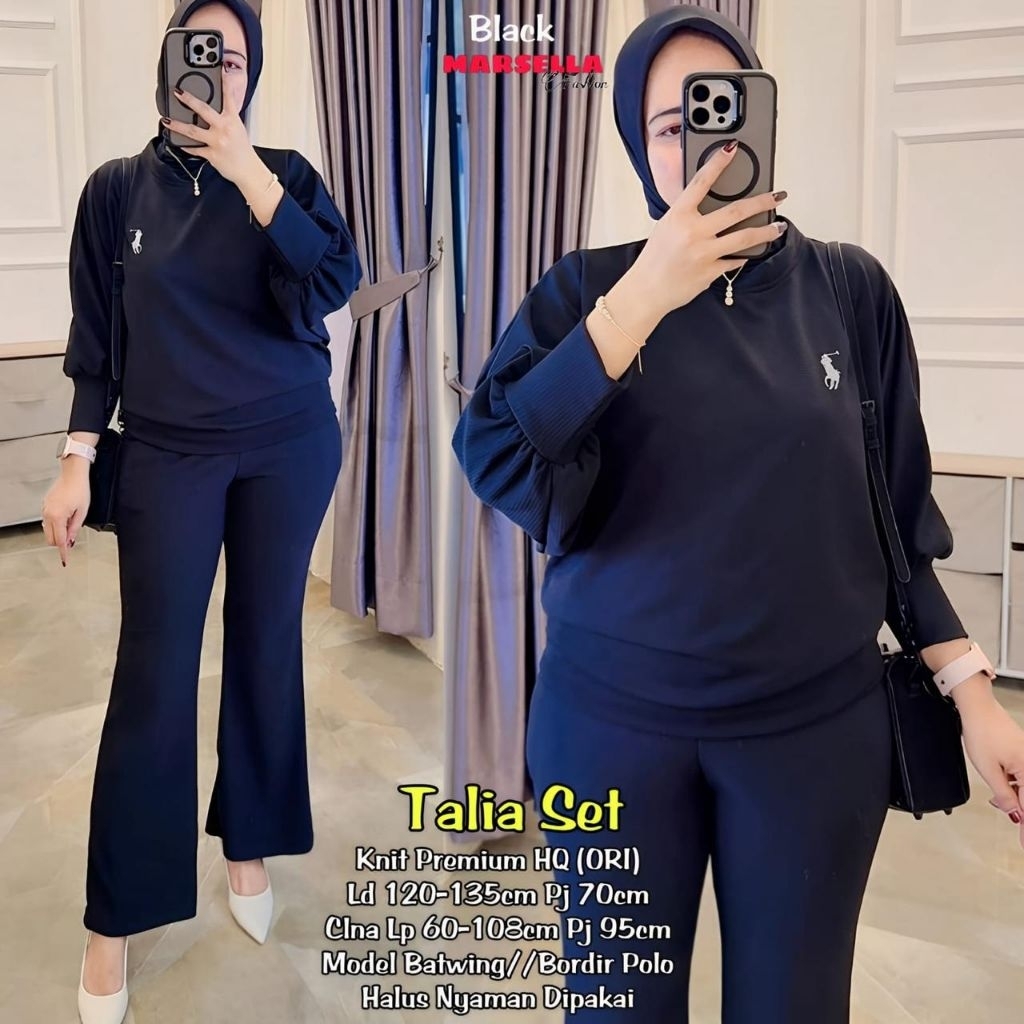 SETELAN WANITA TALIA SET • LAVIZA SET  BY MARSELLA