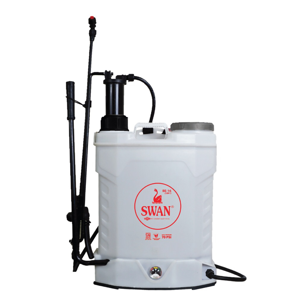 Teh_Teh Maniez Tangki Semprot Swan Be-16 2 In 1 (Elektrik Dan Manual) Sprayer Swan Be-16 2 In 1