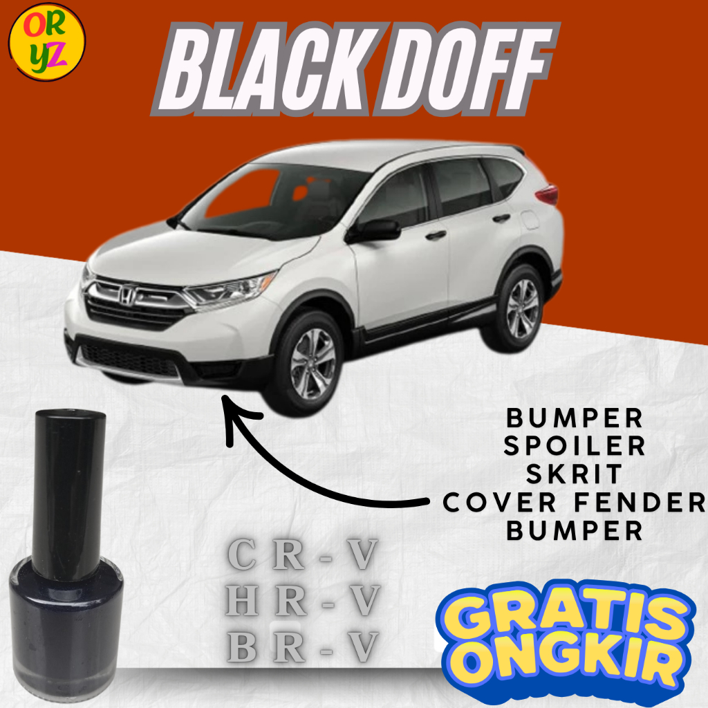 Cat Oles Black Doff Kulit Jeruk Honda HRV Hitam Dof Over Fender Bumper